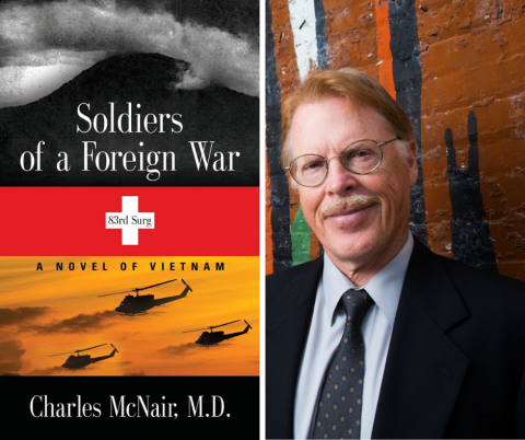 book cover and photo of charles mcnair