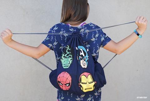 Drawstring backpack