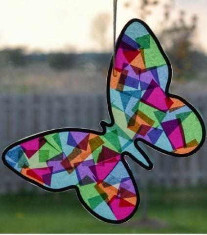 Stained Glass Butterfly