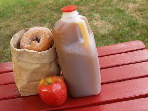 apple cider and donuts