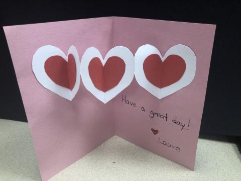 Valentine's Day Pop Up Card