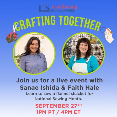 Crafting Together: A Live Event