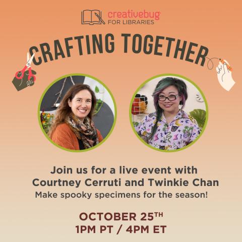 Crafting Together: A Live Event