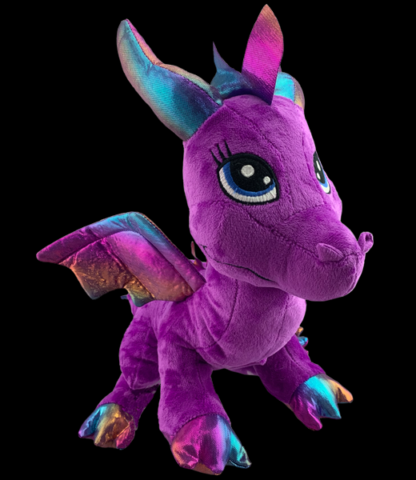 purple dragon stuffed animal