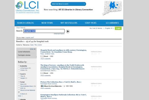 lci search screenshot