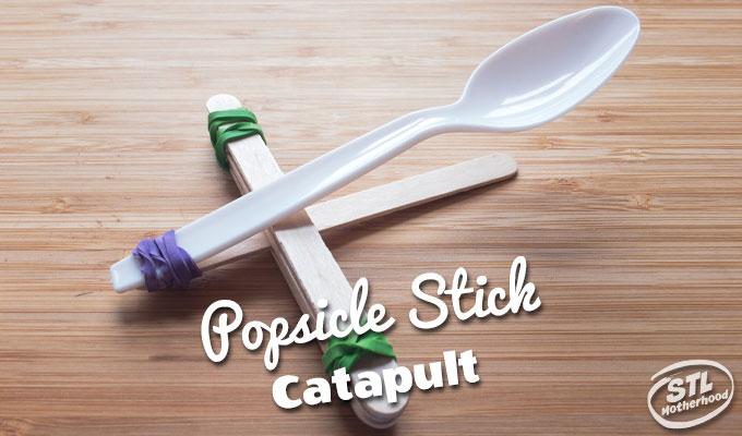 popsicle stick and spoon catapult