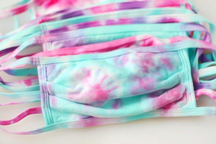 Tie-dye masks