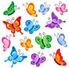 colorful butterflies