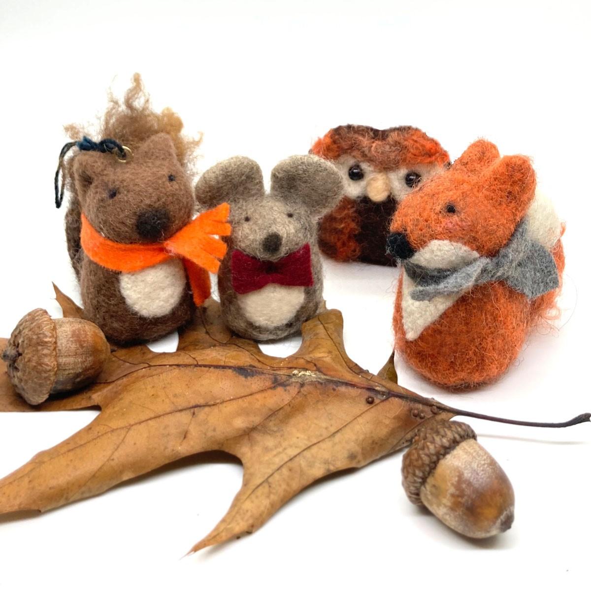 Felted animals