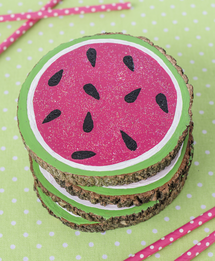 Watermelon Coasters