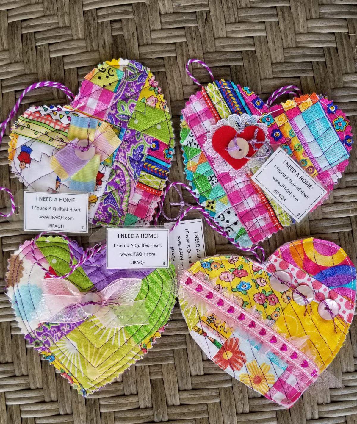 Quilted heart images