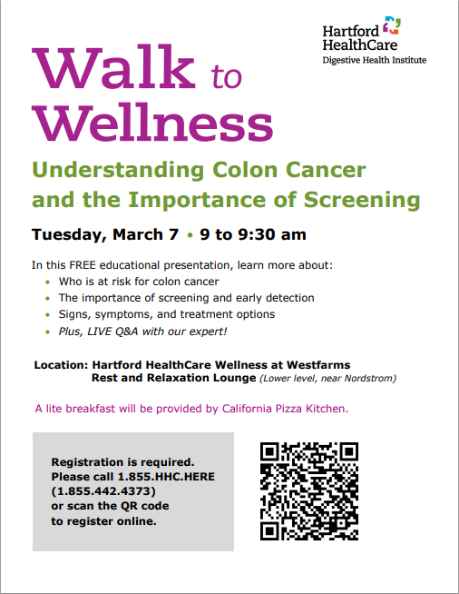 HHC flyer Colon Cancer