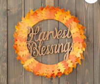 Harvest Blessings Wreath