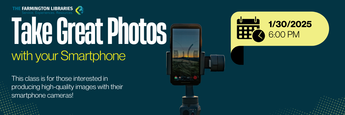 Take Great Photos with your Smartphone